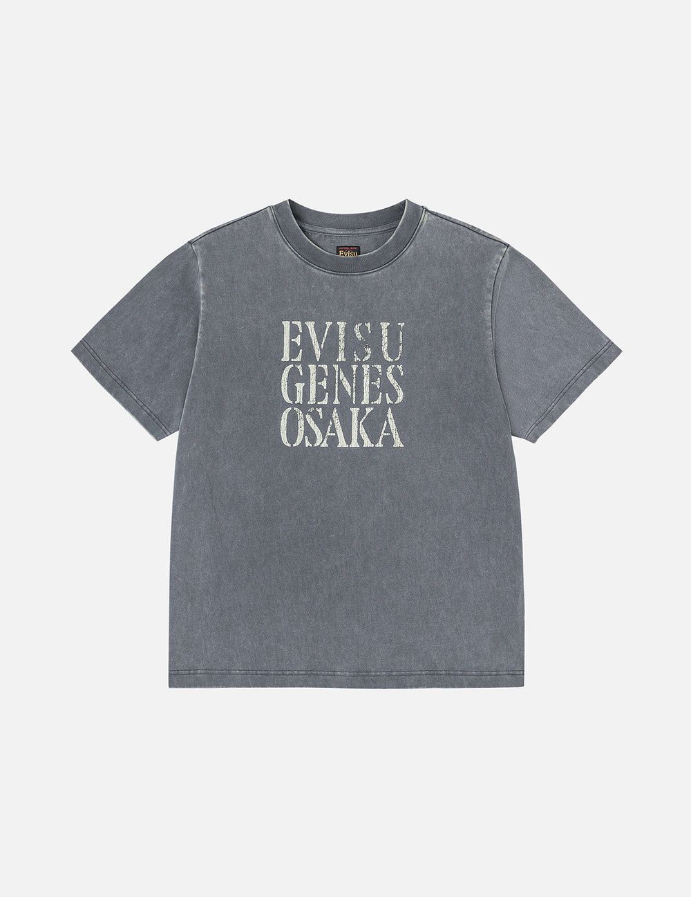 T-Shirt logo crepato EVISU