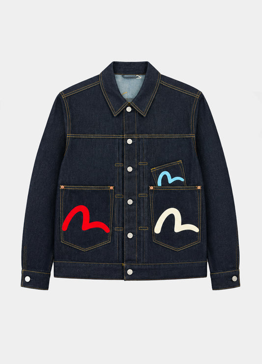 Jacket multi-pocket EVISU