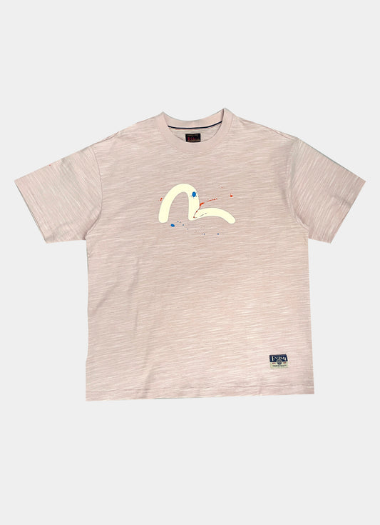 T-Shirt logo e pittura EVISU