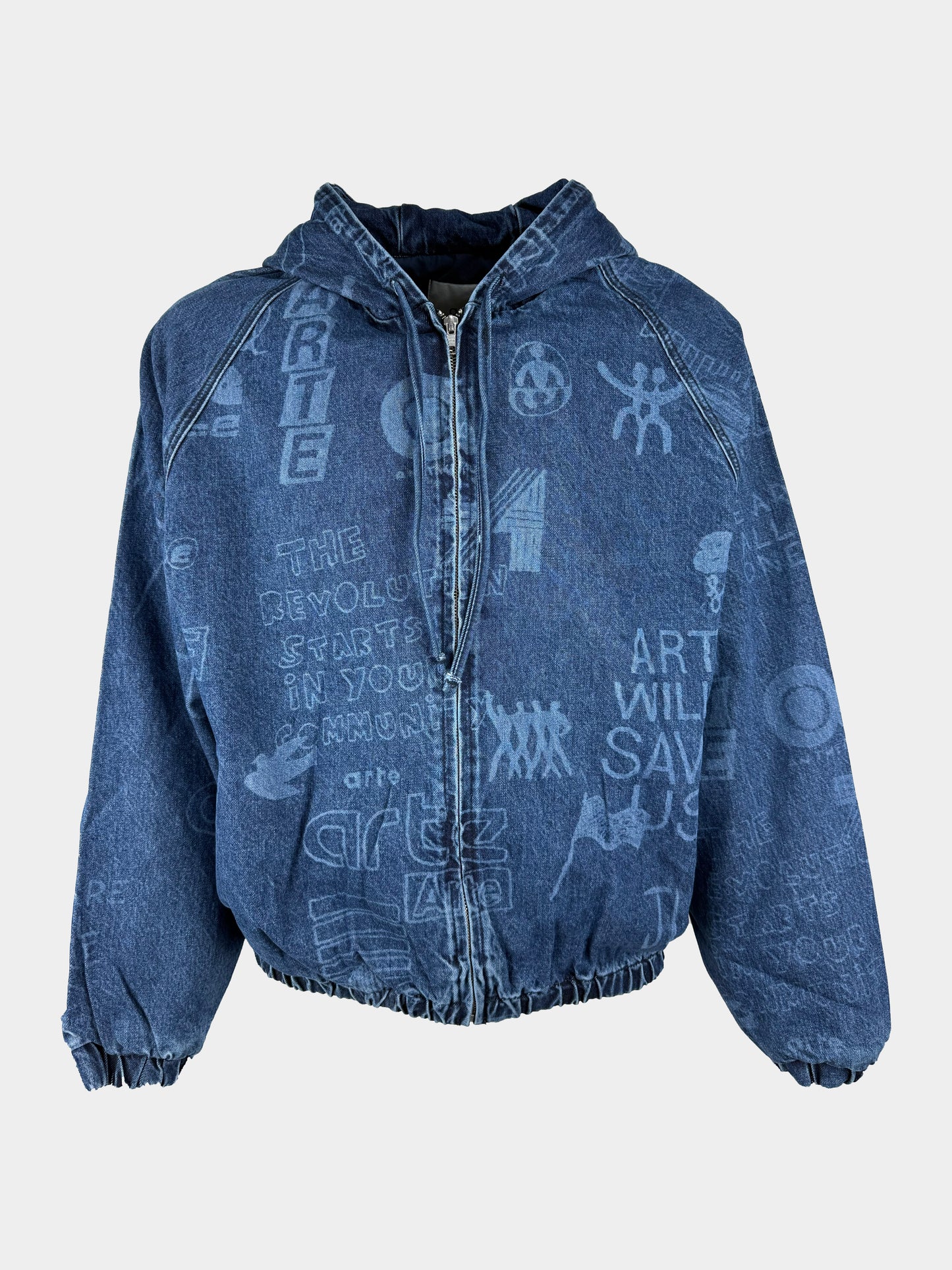 Jacket cappuccio denim ARTE