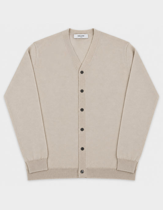 Cardigan cashmere GRAYED