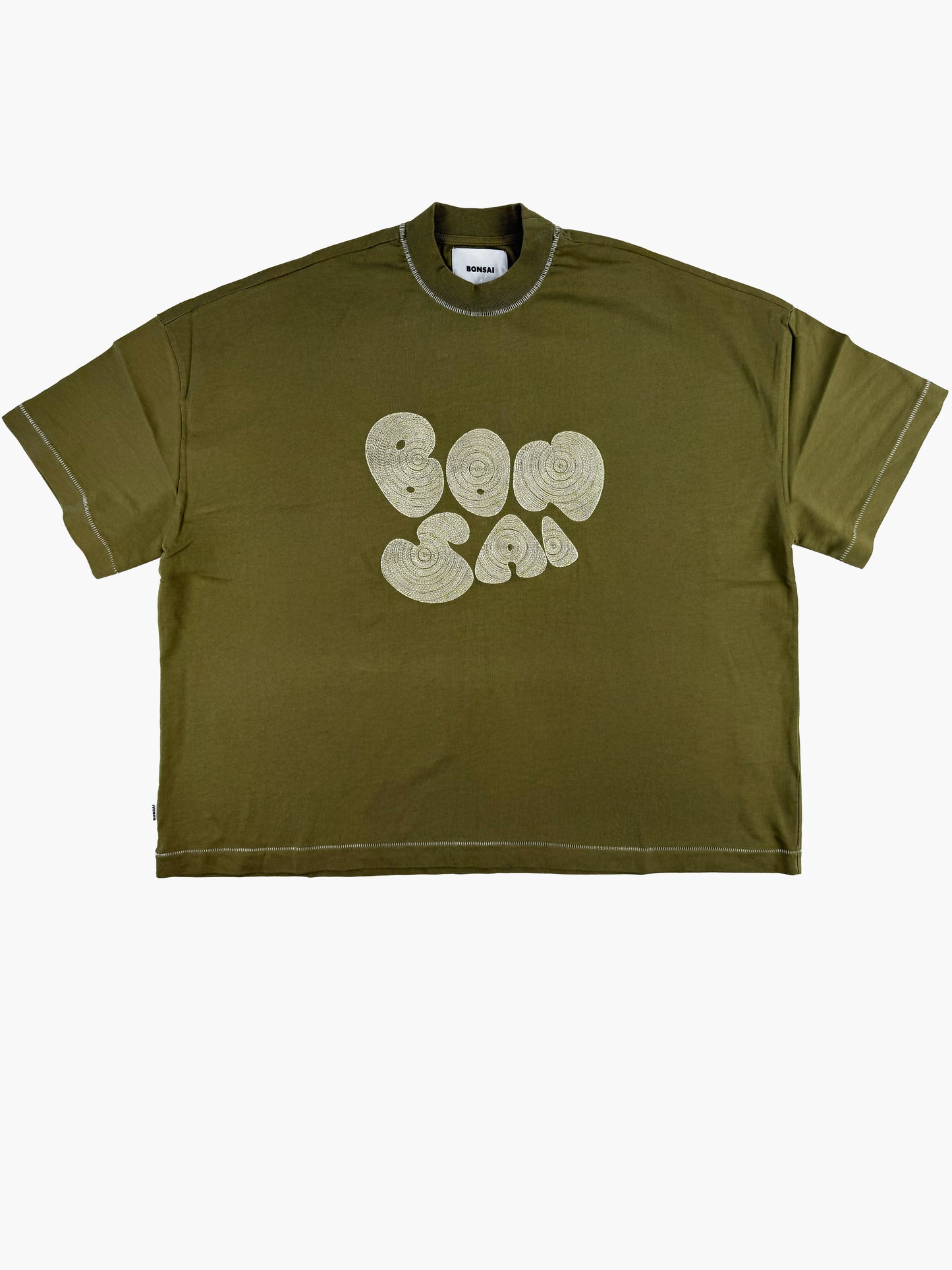 T-Shirt logo ricamato Bonsai