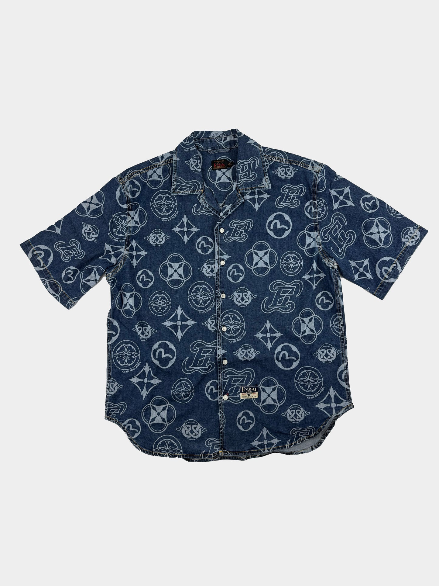Camicia M/M monogrammi EVISU