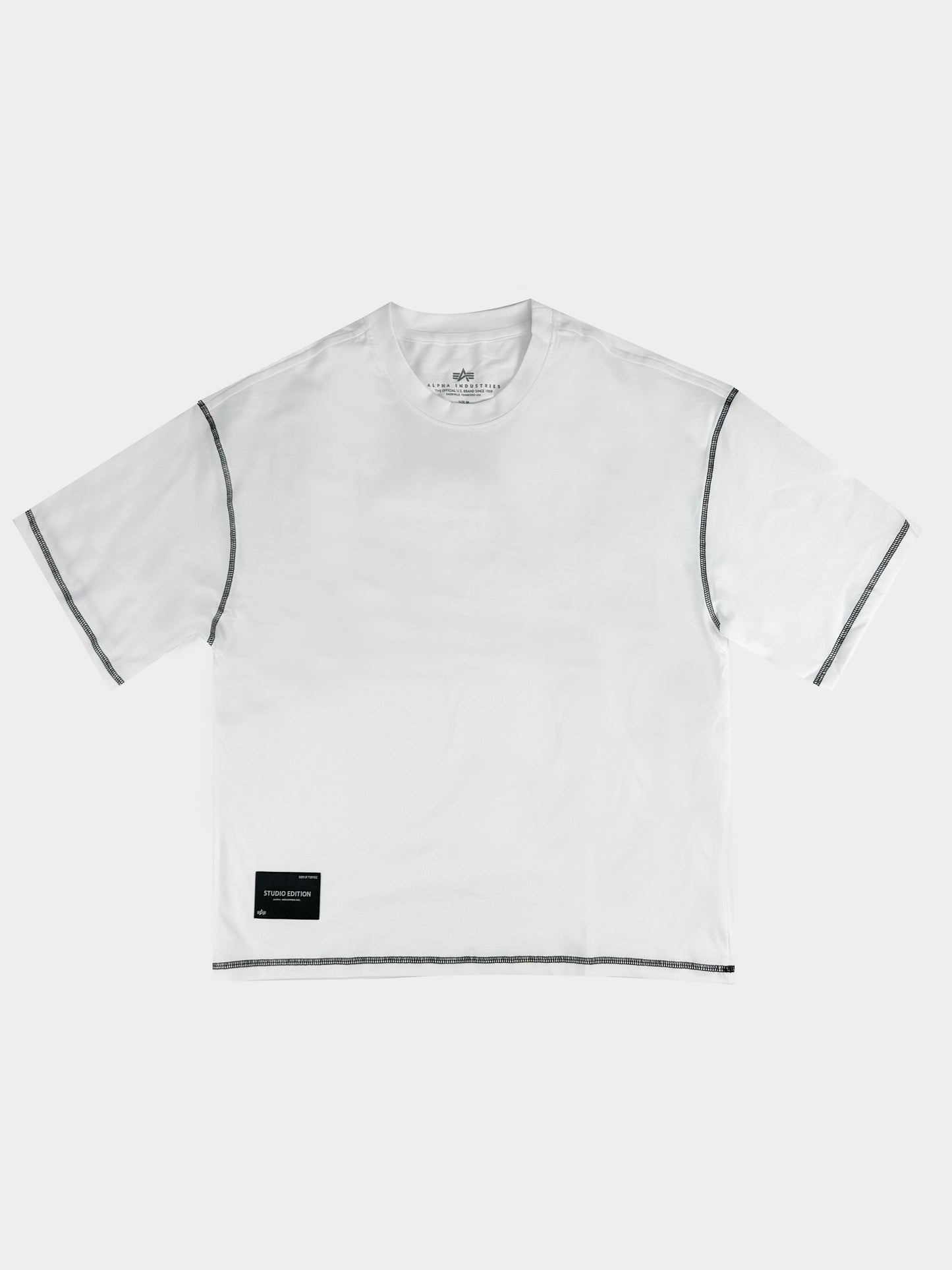 T-Shirt cuciture contrasto ALPHA INDUSTRIES