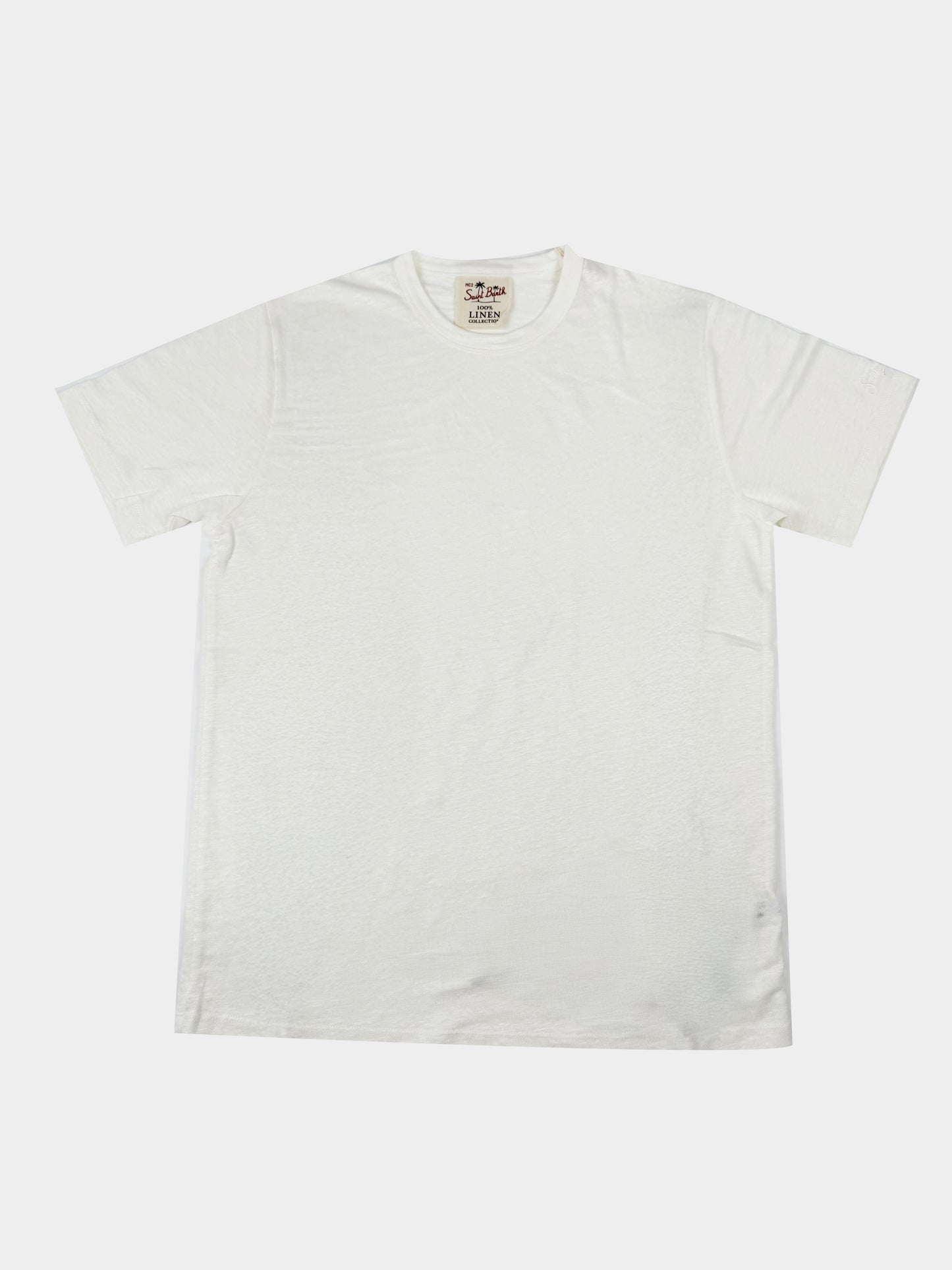 T-Shirt in lino Saint Barth