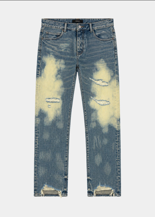 Jeans eff.candeggiato PURPLE BRAND