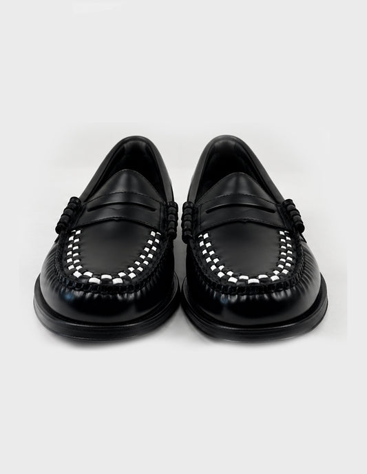 Mocassino lav.intrecciata G.H. BASS