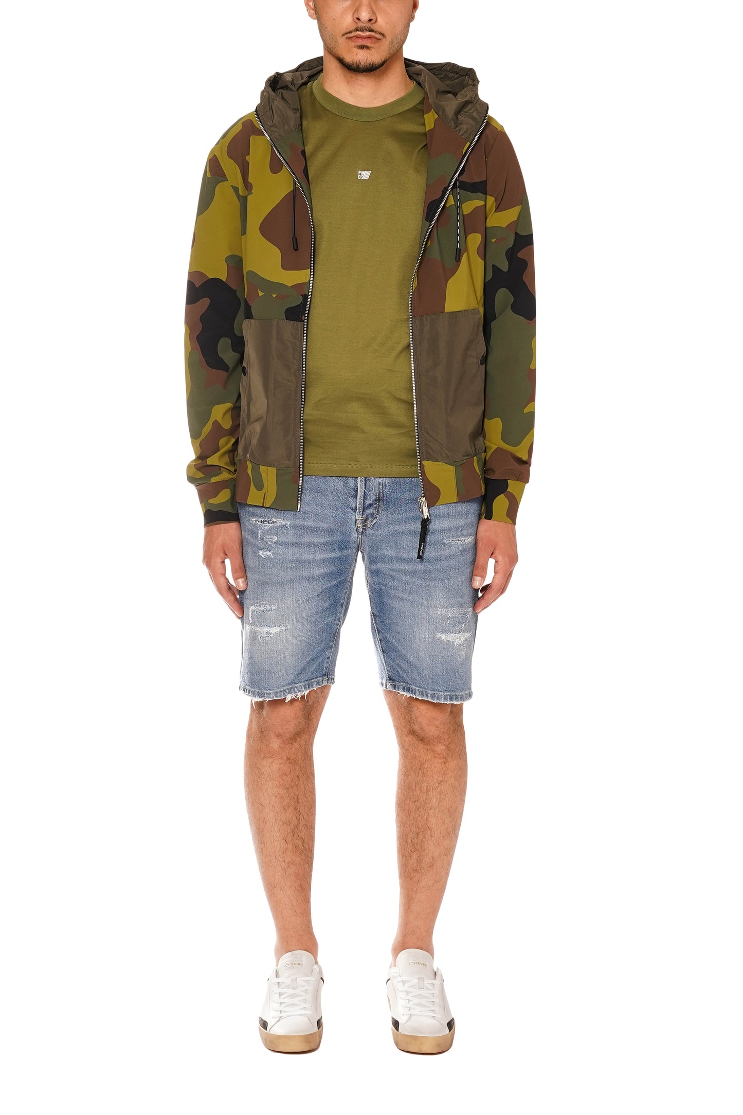 Felpa camo con tasconi - PMDS