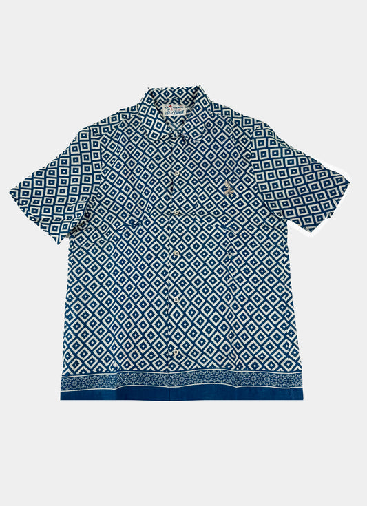 Camicia lino rombi ST.BARTH