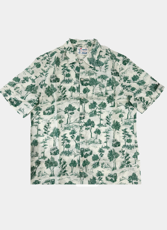 Camicia lino country car ST.BARTH