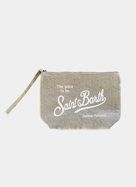 Pochette in lino ST.BARTH