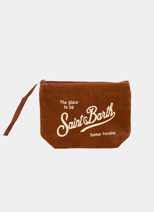 Pochette in lino ST.BARTH