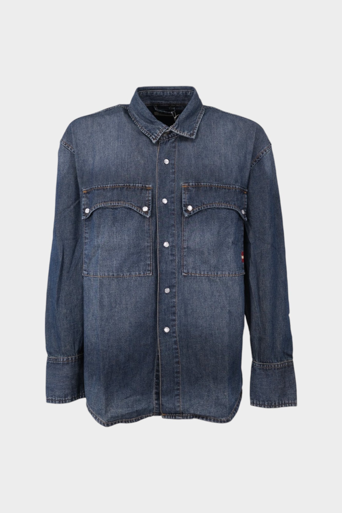 Camicia Texana denim AMISH