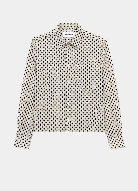 Jerome Mhoro Trapezio shirt seta COSTUMEIN