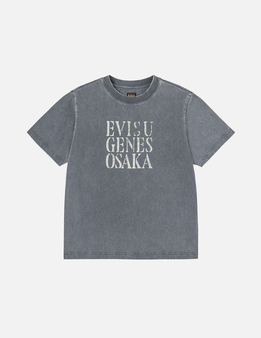 T-Shirt logo crepato EVISU