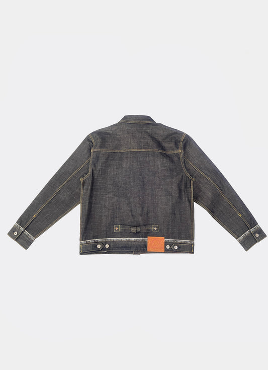 Jacket denim cimosato EVISU