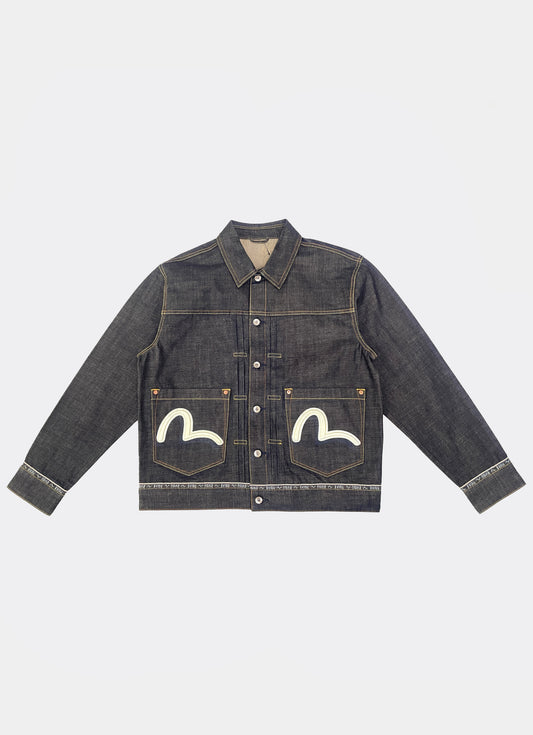 Jacket denim cimosato EVISU