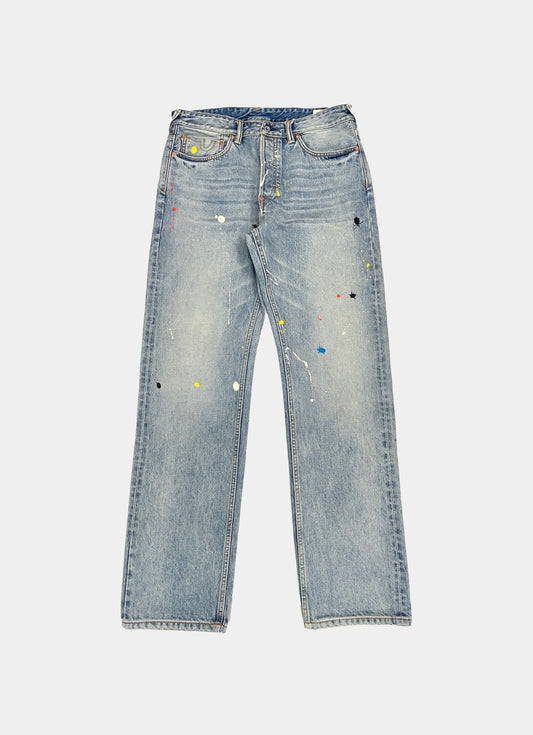 Jeans logo pittura EVISU