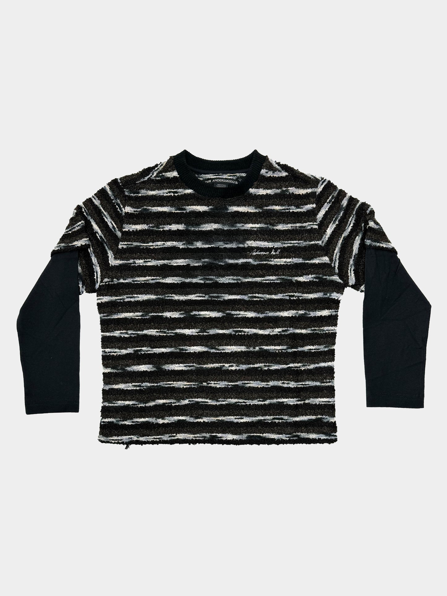 Pull a strisce maniche a strati Andersson Bell