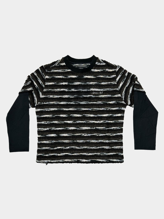 Pull a strisce maniche a strati Andersson Bell