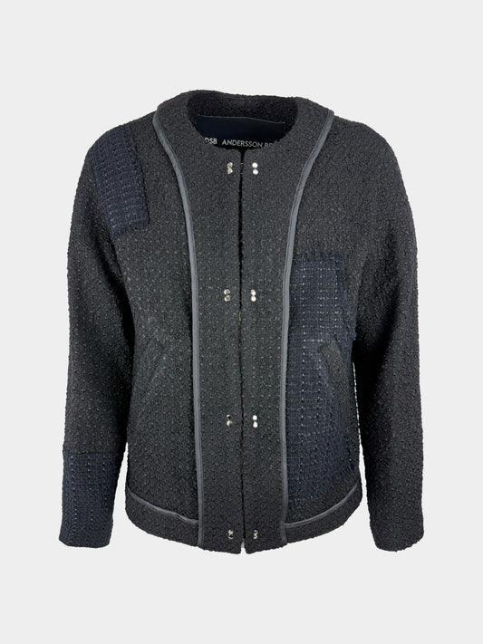 Cardigan tweed a rovescio Andersson Bell