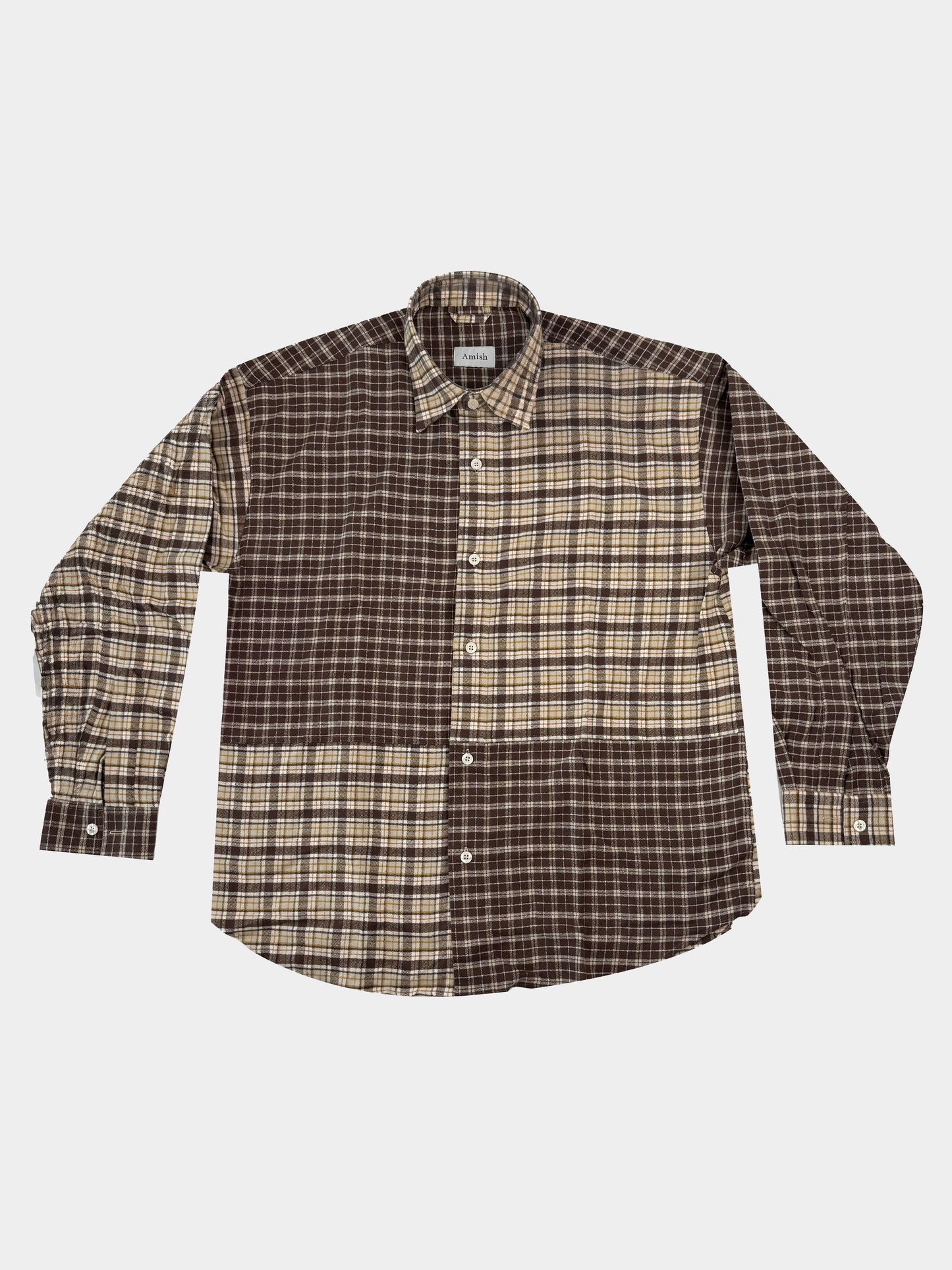 Camicia mix check AMISH