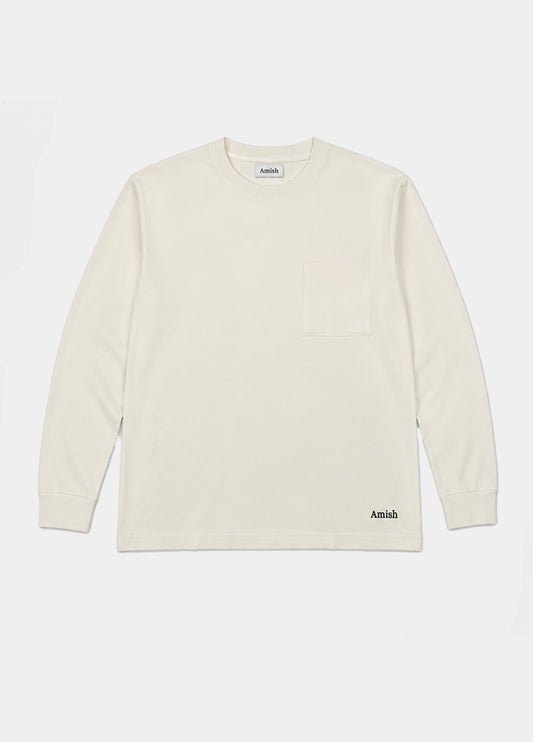 T-Shirt L/S micro logo AMISH