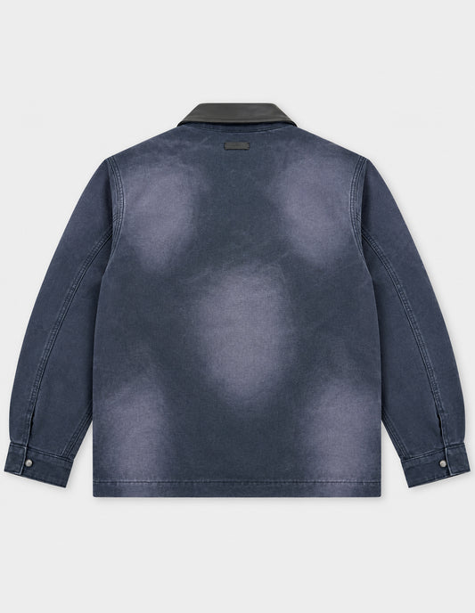 Jacket collo in pelle ARTE