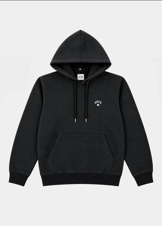 Hoodie logo con cuore ARTE