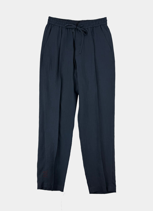 Pantalone culisse Lino AMARANTO