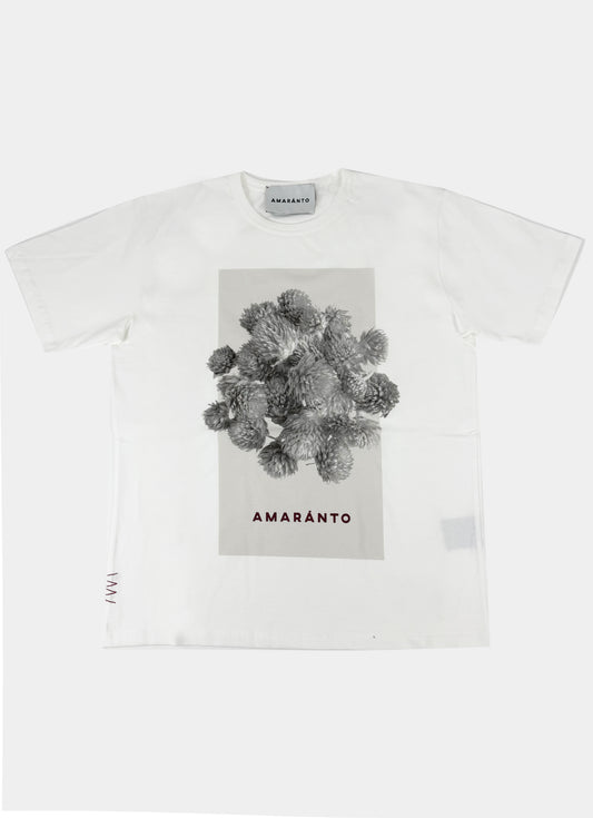 T-Shirt con stampa AMARANTO