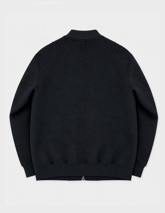 Bomber lana/cashmere AMARANTO