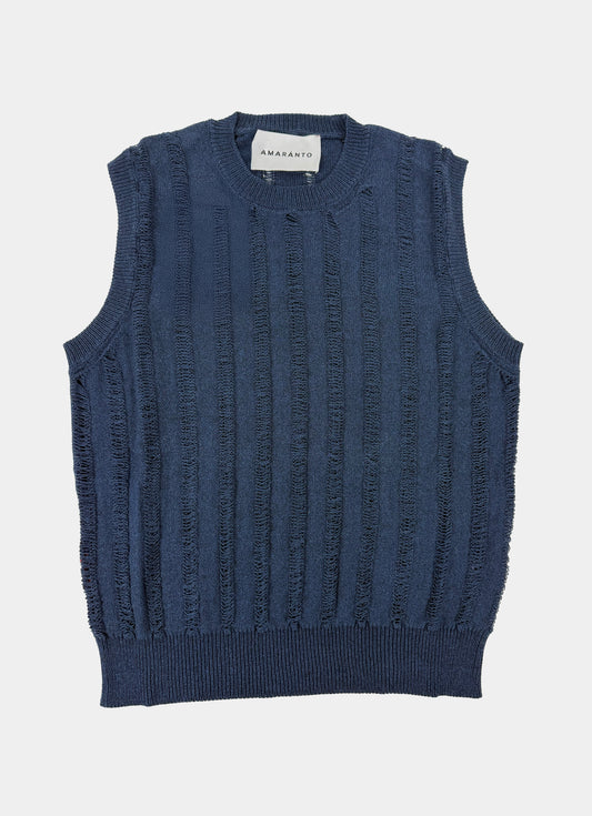 Maglia smanicata AMARANTO