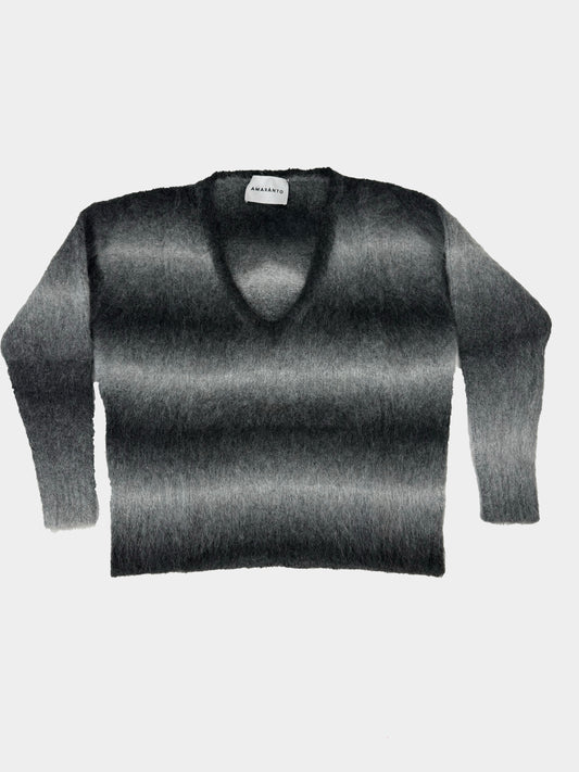 Pull scollo a V AMARANTO