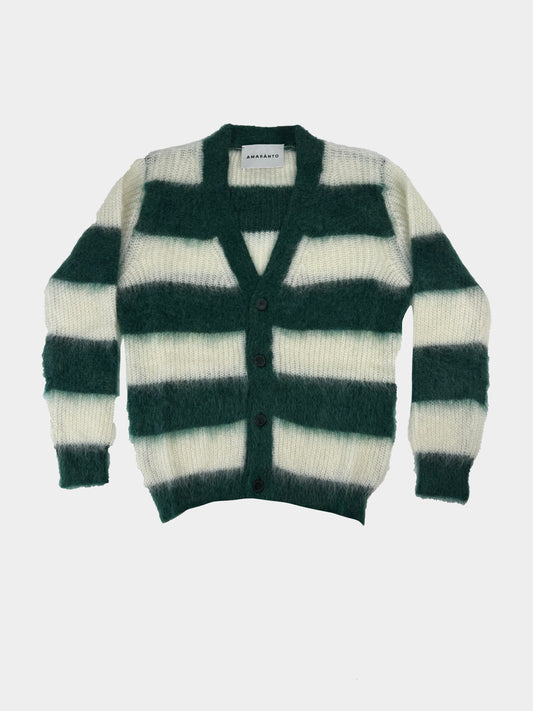 Cardigan lana mohair AMARANTO