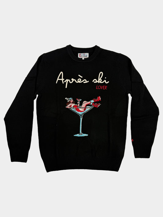 Pull Apres girl glass cashmere Saint Barth