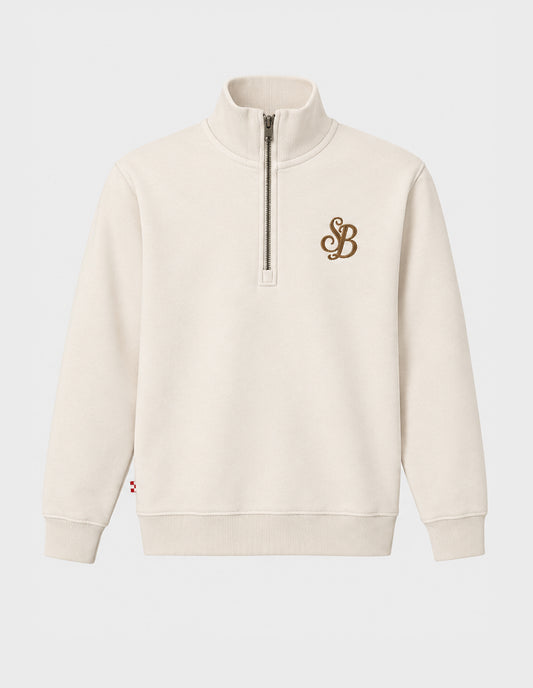 Felpa mezza zip ST.BARTH