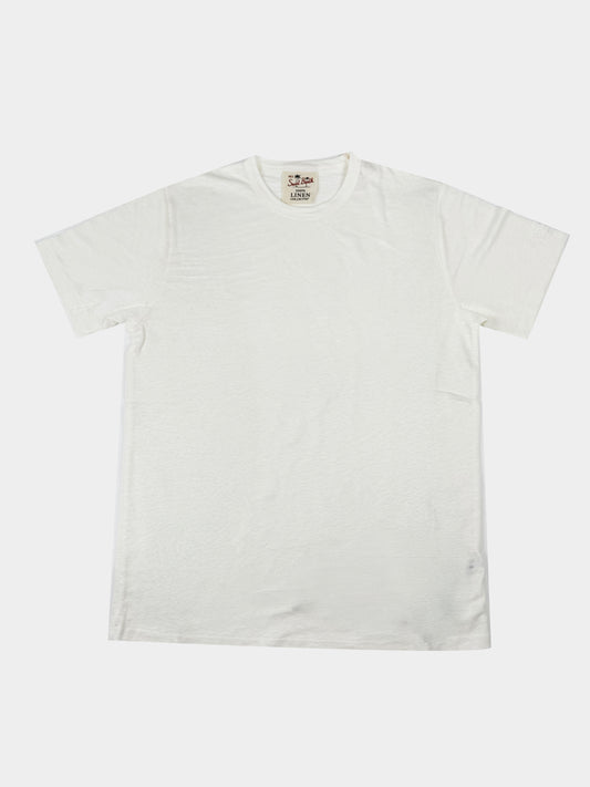 T-Shirt in lino Saint Barth
