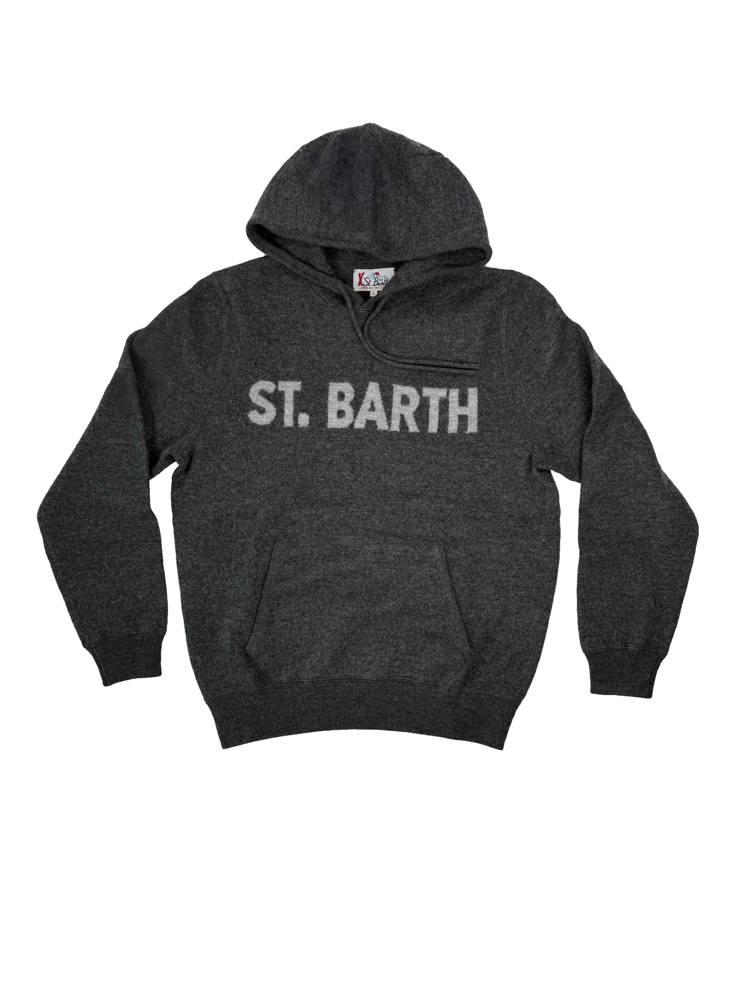 Hoodie in lana merinos Saint Barth