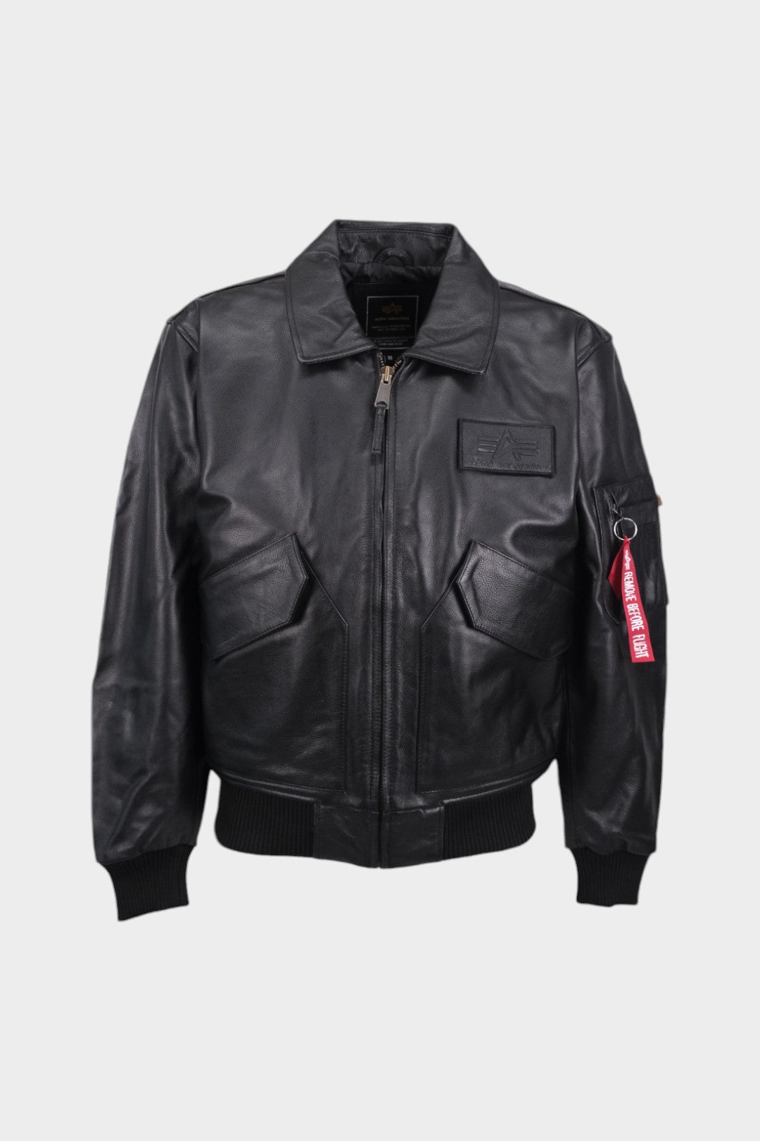 Jacket in pelle ALPHA INDUSTRIES