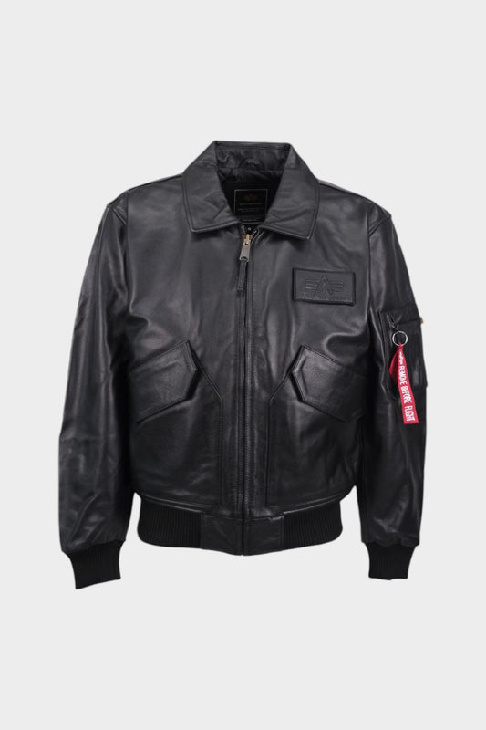 Jacket in pelle ALPHA INDUSTRIES