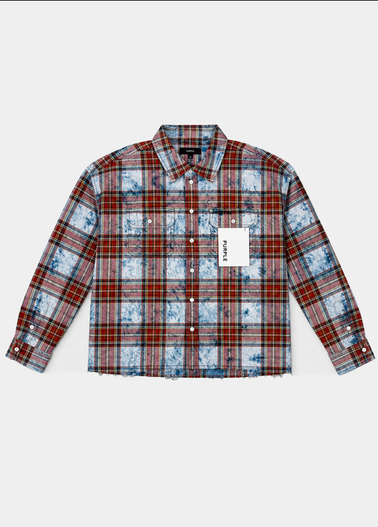 Camicia a quadri PURPLE BRAND