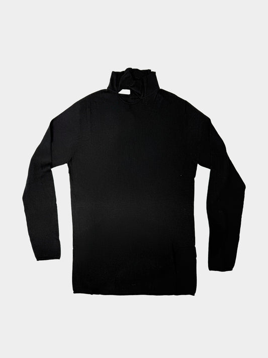 Collo alto scucito in seta YCH