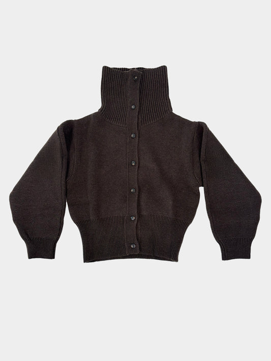 Cardigan collo alto YCH