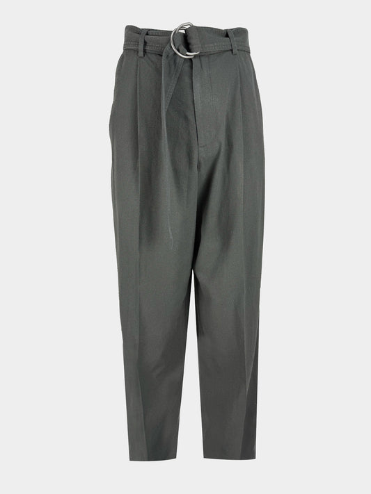 Pantalone in seta grezza NANUSHKA