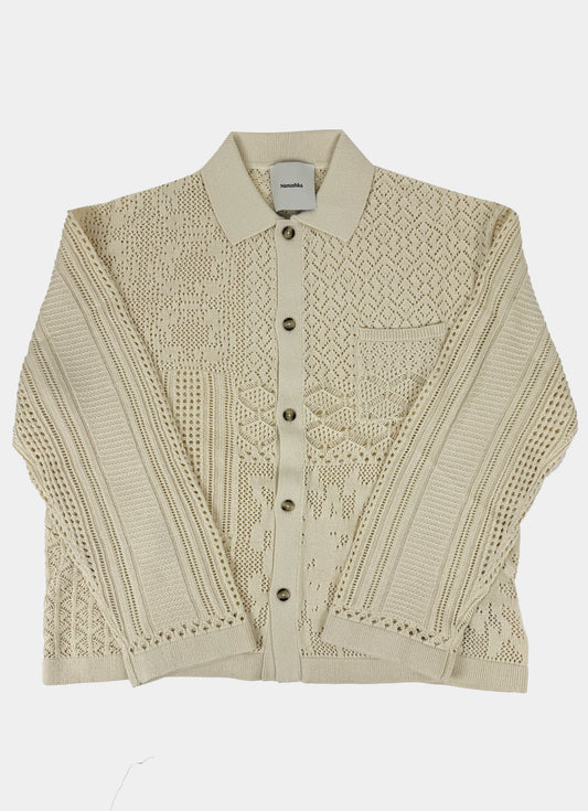 Maglia camicia crochet NANUSHKA