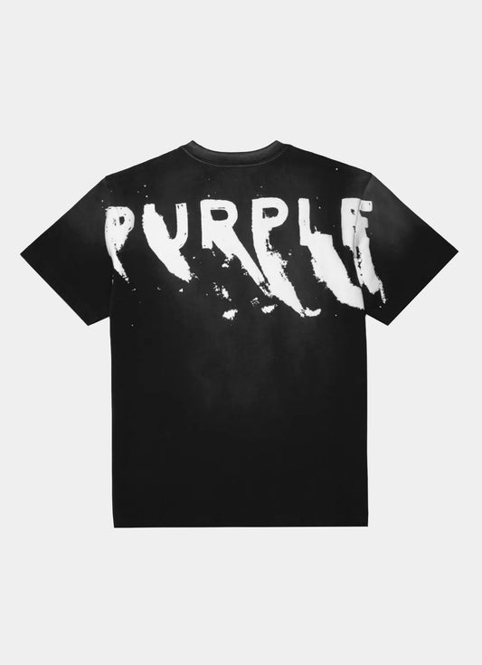 T-Shirt logo pittura PURPLE BRAND