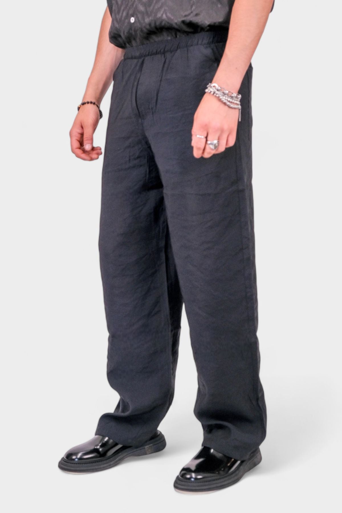 Pantalone in cupro Family first
