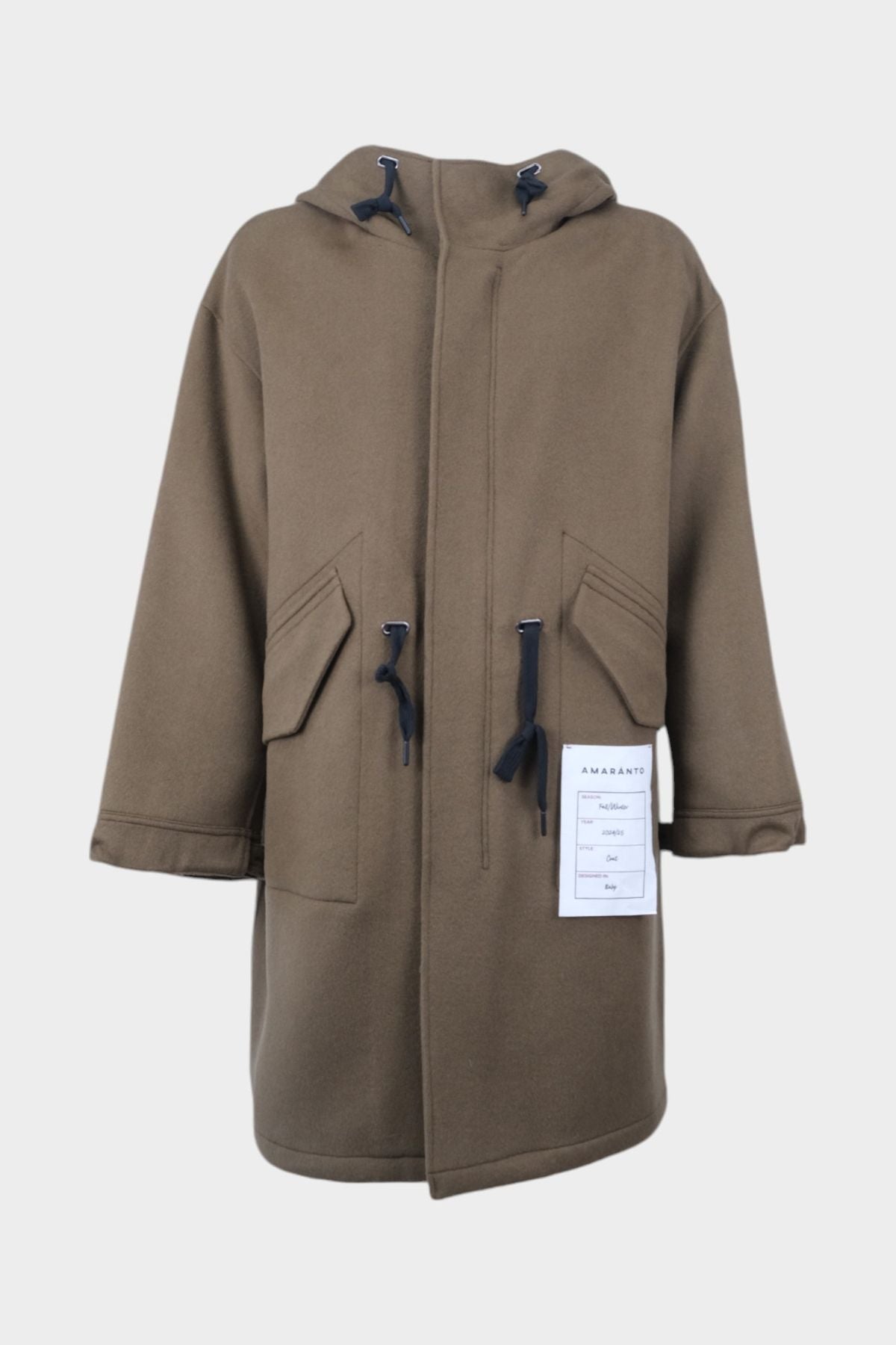 Parka cashmere AMARANTO