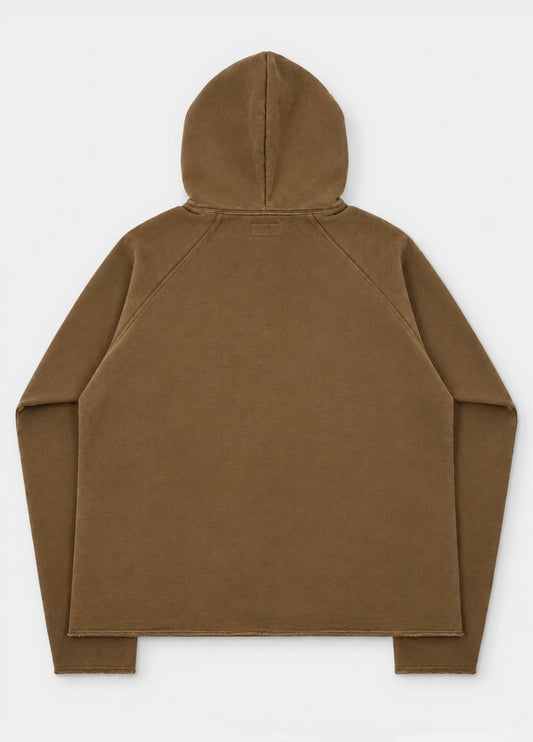 Hoodie raw edge AMISH